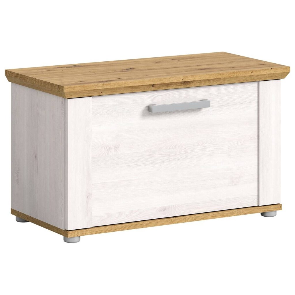 Sitzbank Verona Sibiu Lärche Nachbildung Eiche Artisan Nachbildung B/H/T: ca. 80x47x39 cm