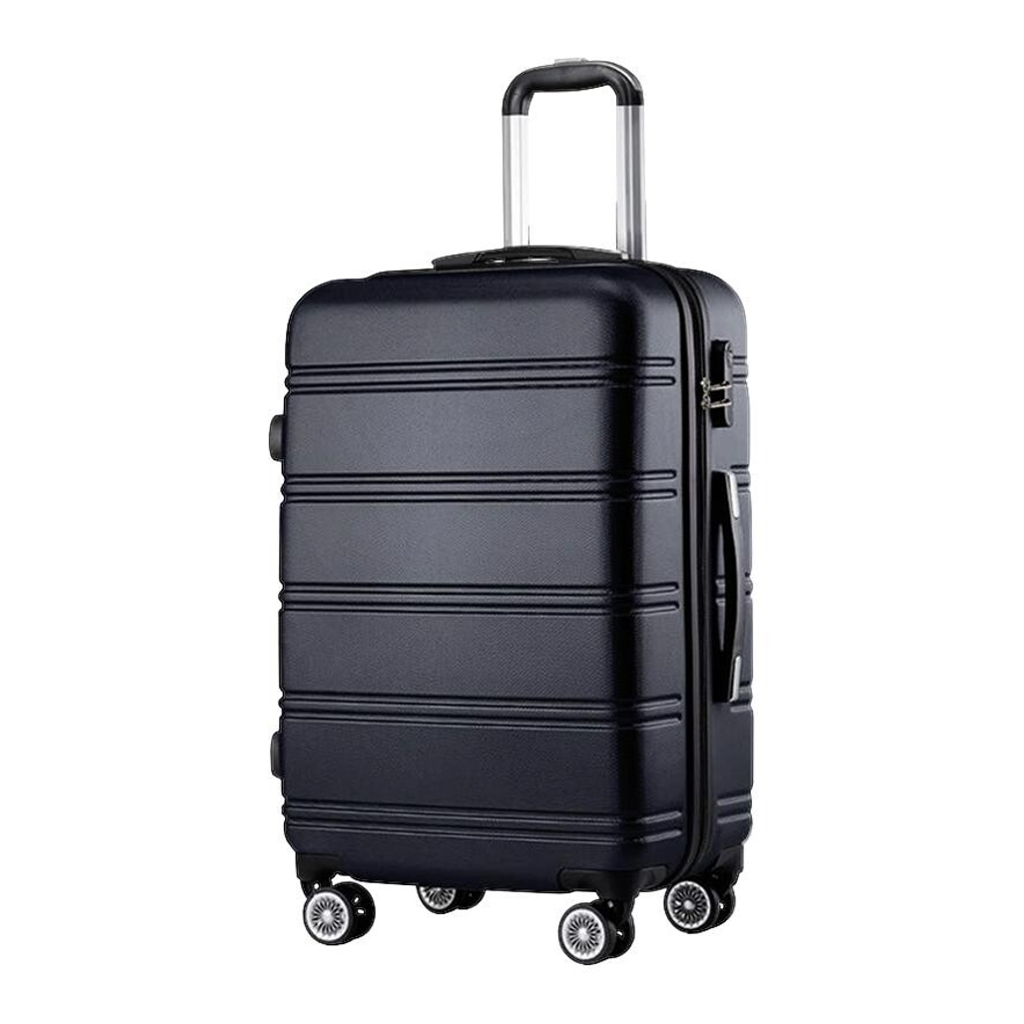 Hartschalenkoffer schwarz Kunststoff B/H/L: ca. 37x57x23 cm