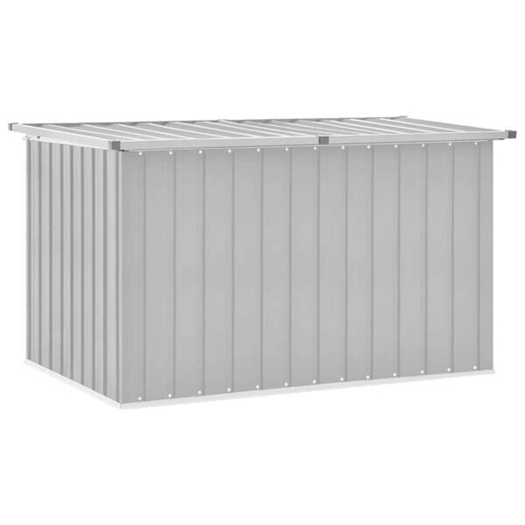 vidaXL Aufbewahrungsbox grau Kunststoff B/H/T/L: ca. 99x93x99x149 cm