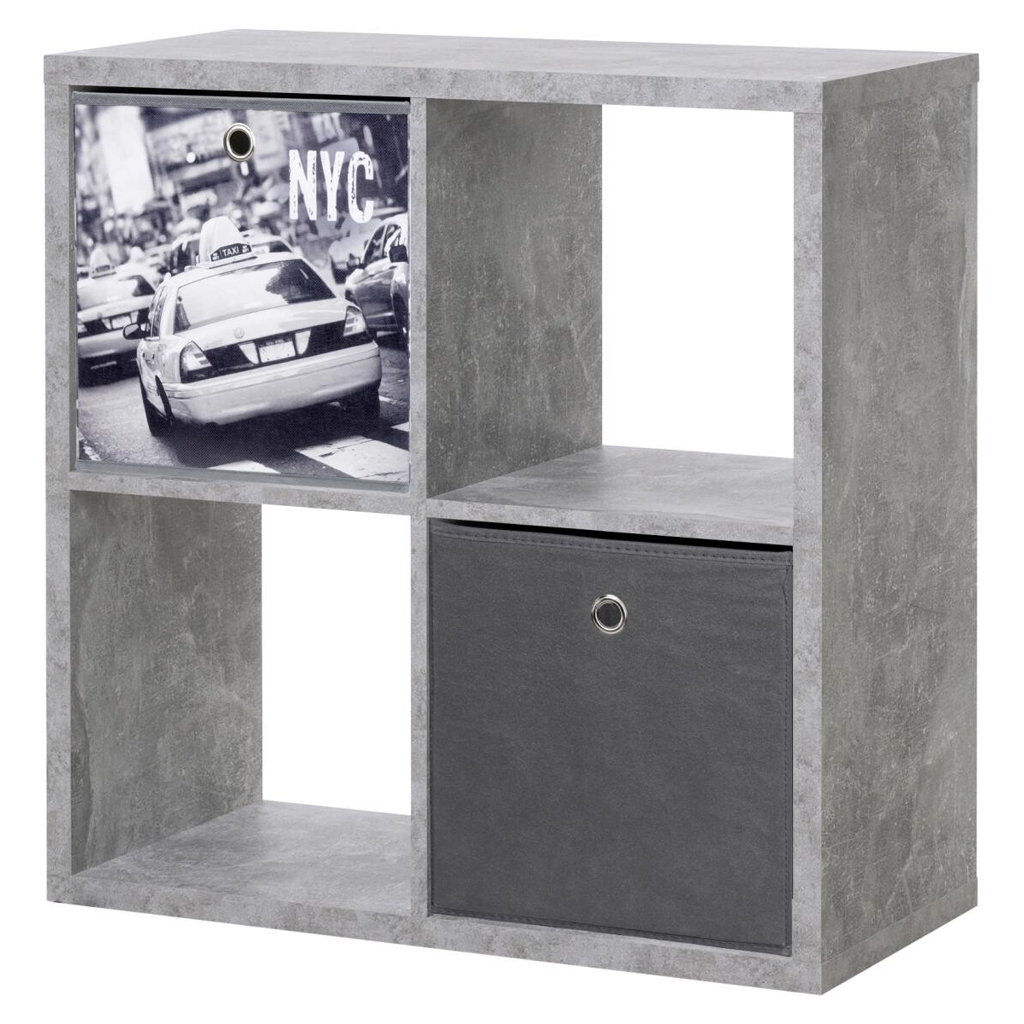 Raumteiler Max Beton Optik B/H/T: ca. 73x73x33 cm