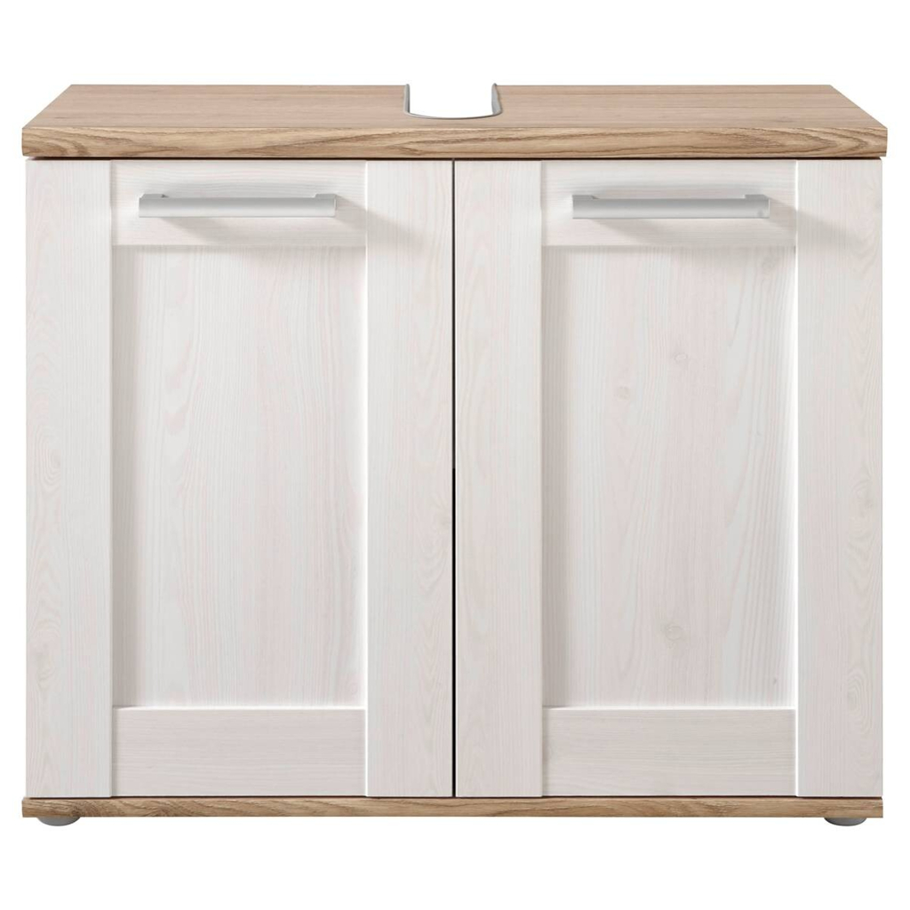 Waschbeckenunterschrank Romance Sibiu Lärche Nachbildung Eiche San-Remo Nachbildung B/H/T: ca. 80x66x32 cm