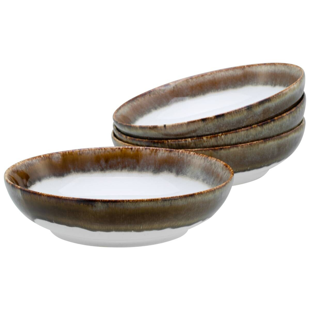 CreaTable Schüssel-Set Cascade braun Steinzeug