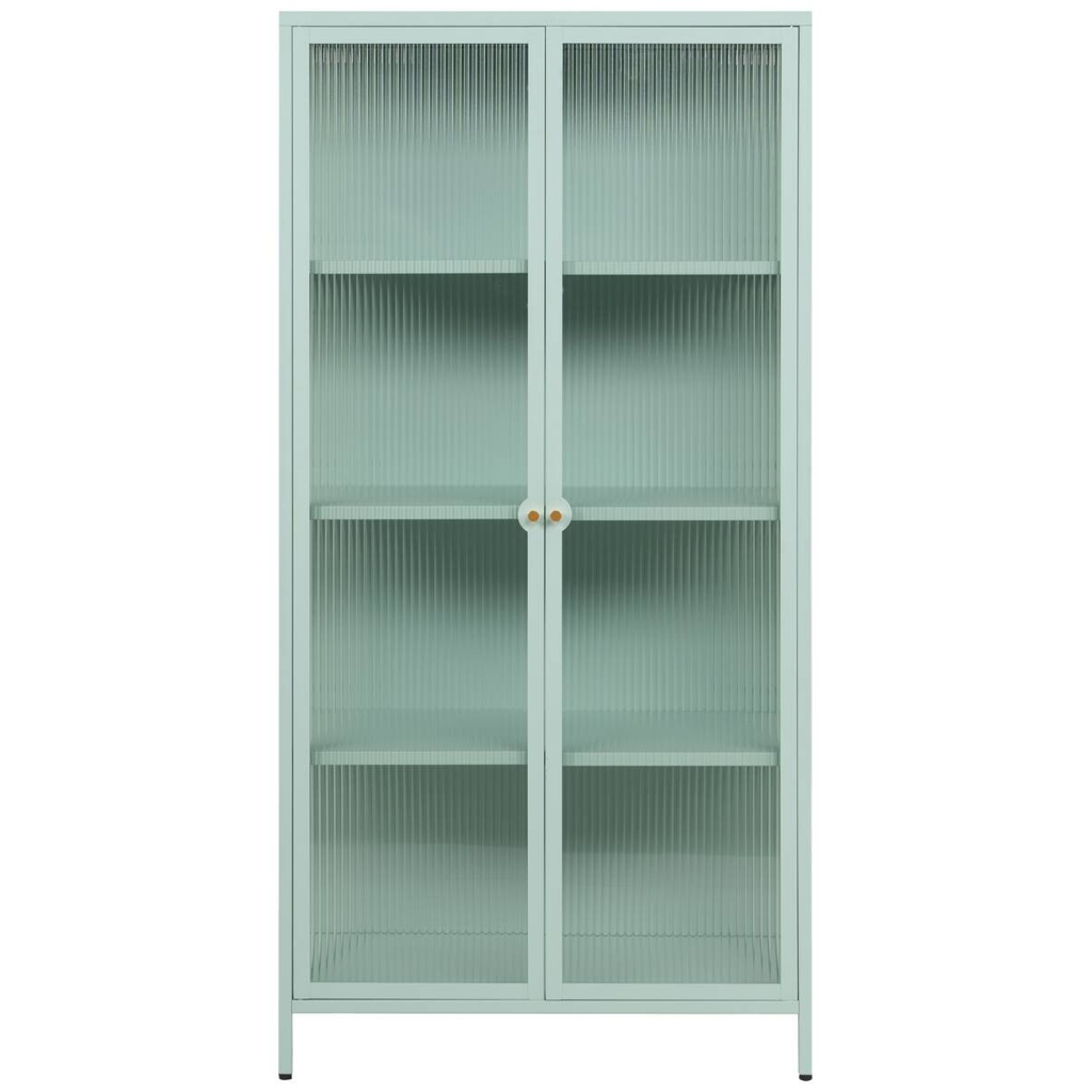 Vitrine Milton mint B/H/T: ca. 80x160x40 cm