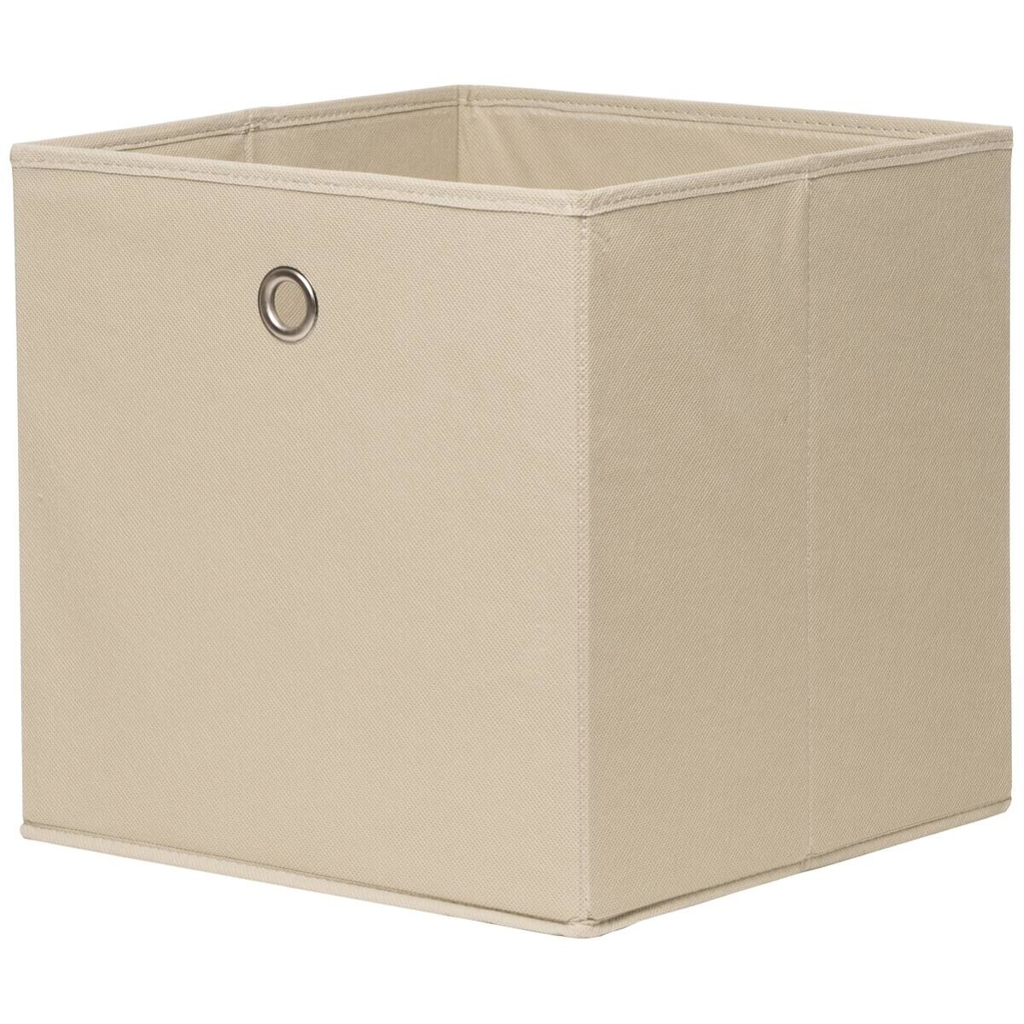 Stoffbox beige B/H/T: ca. 32x32x32 cm