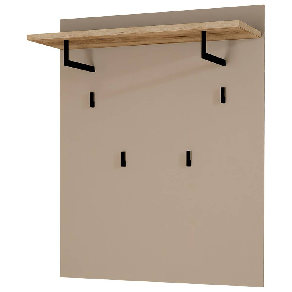 Garderobenpaneel Fargo Eiche Cashmere B/H/T: ca. 80x100x30 cm