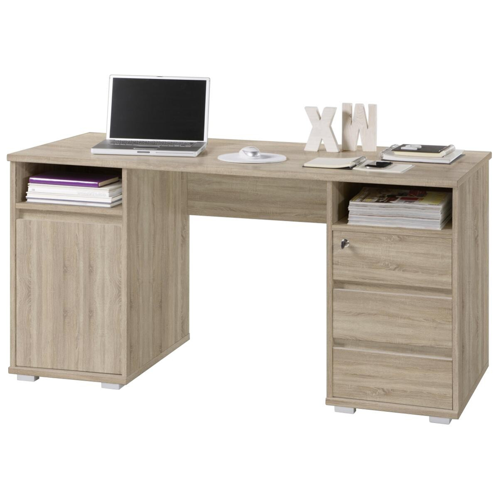 Schreibtisch Primus Eiche Sonoma Nachbildung B/H/T: ca. 145x74x65 cm