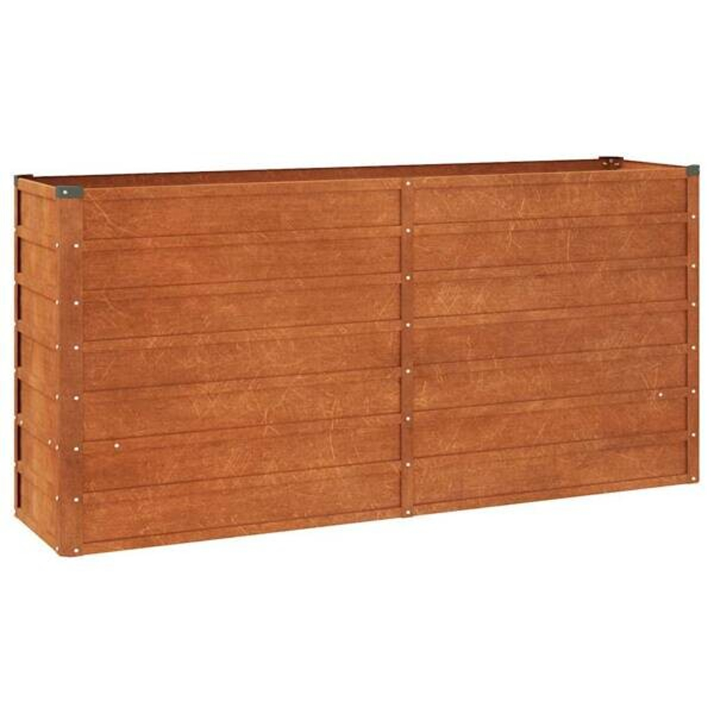 Hochbeet braun Stahl B/H/L: ca. 40x77x160 cm