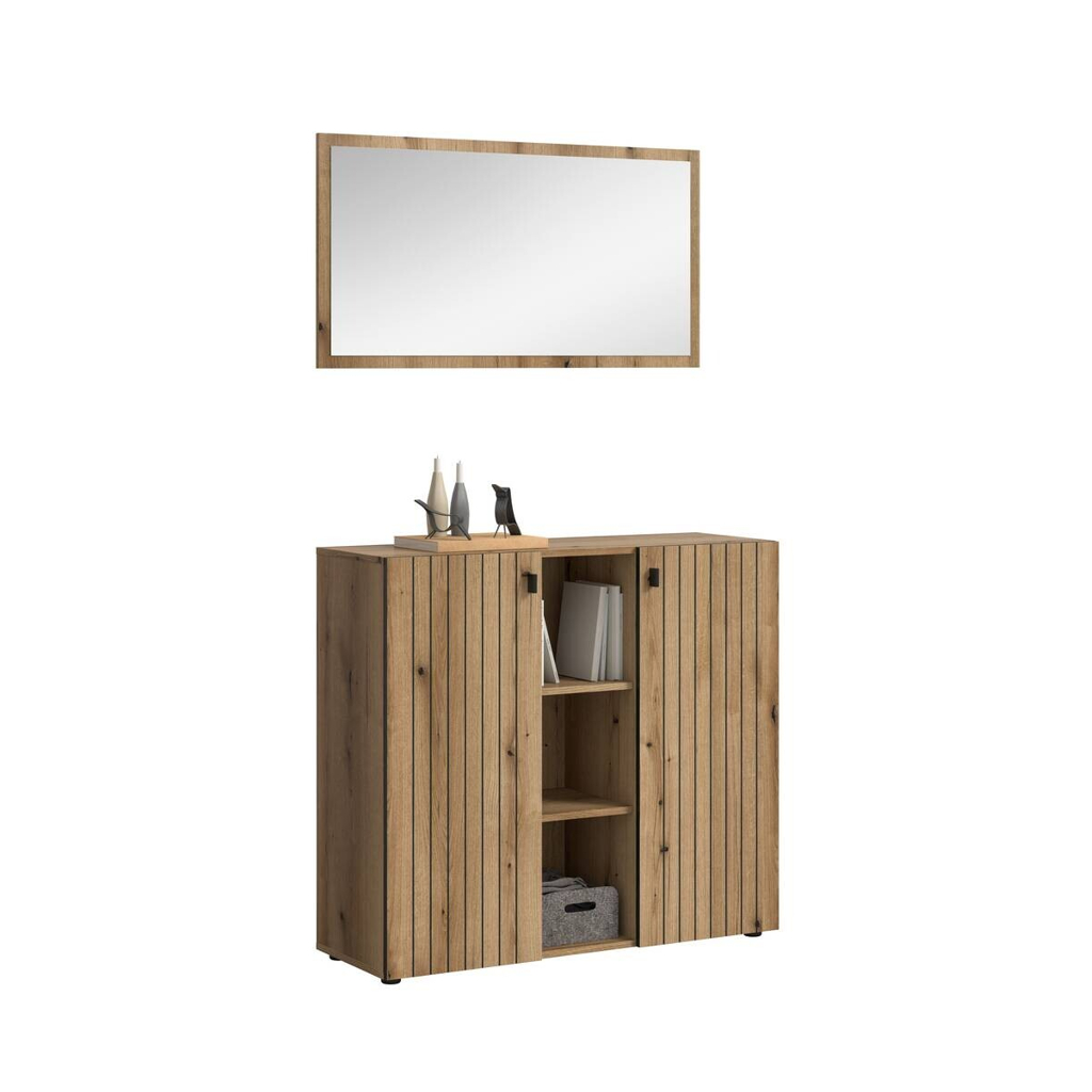 Garderobenset STATION Evoke Oak Nachbildung B/H/T: ca. 106x192x37 cm