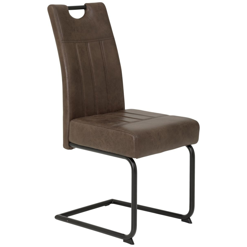 Schwingstuhl Betty braun Vintage B/H/T: ca. 43x99x60 cm