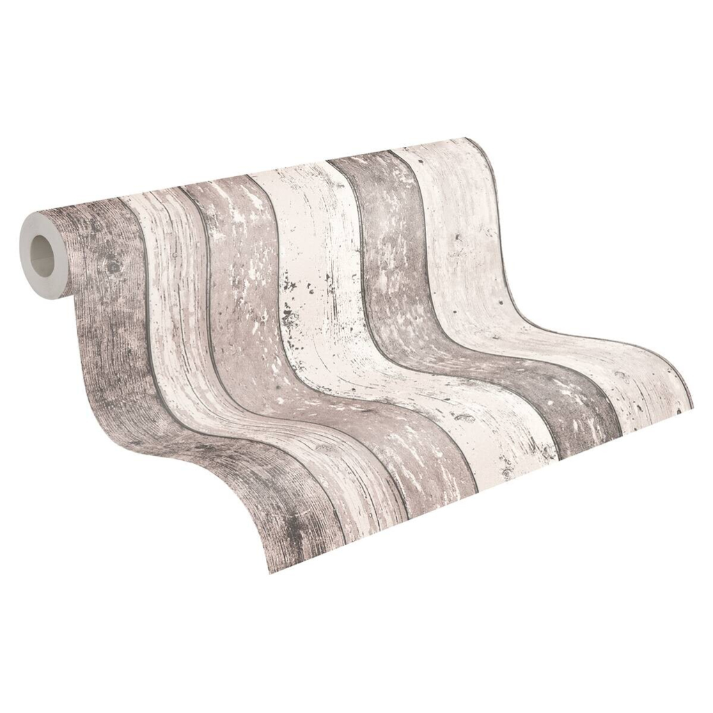 A.S.Creation Vliestapete Best of Woodn Stone 2nd Edition Holzoptik braun B/L: ca. 53x1005 cm