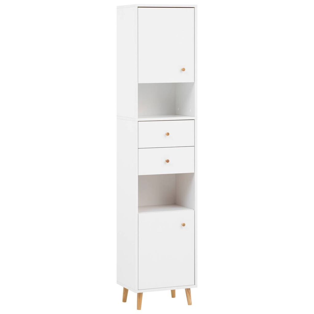 Hochschrank Bjarne weiß matt B/H/T: ca. 40,3x180,6x33,05 cm
