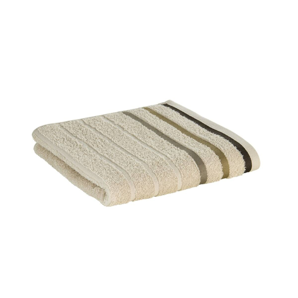 oh cosy Handtuch Marta sand Baumwolle
