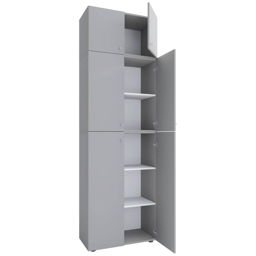 Büroschrank Lona grau B/H/T: ca. 70x223x39 cm