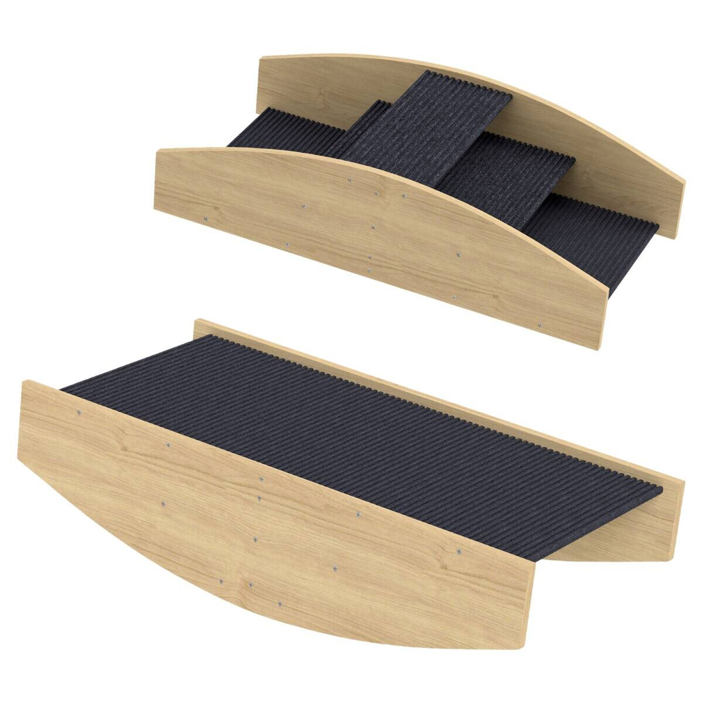 PawHut Hundewippe Holzoptik Holz B/H/L: ca. 39,5x20x80 cm