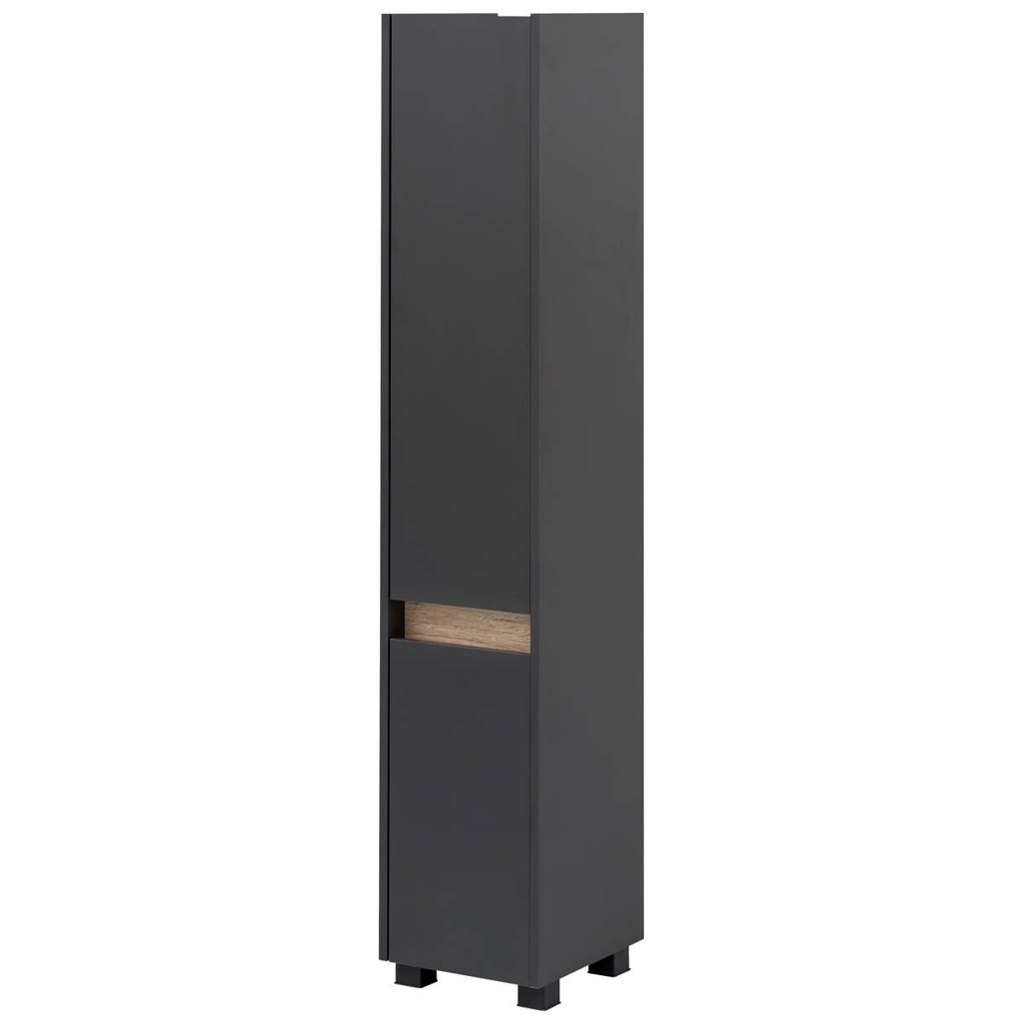 Hochschrank Cosmo anthrazit B/H/T: ca. 30,2x164,5x33 cm