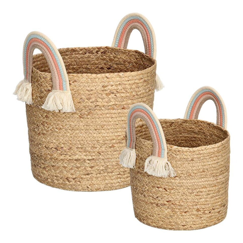 Aufbewahrungskorb Rainbow natur B/H/L: ca. 33