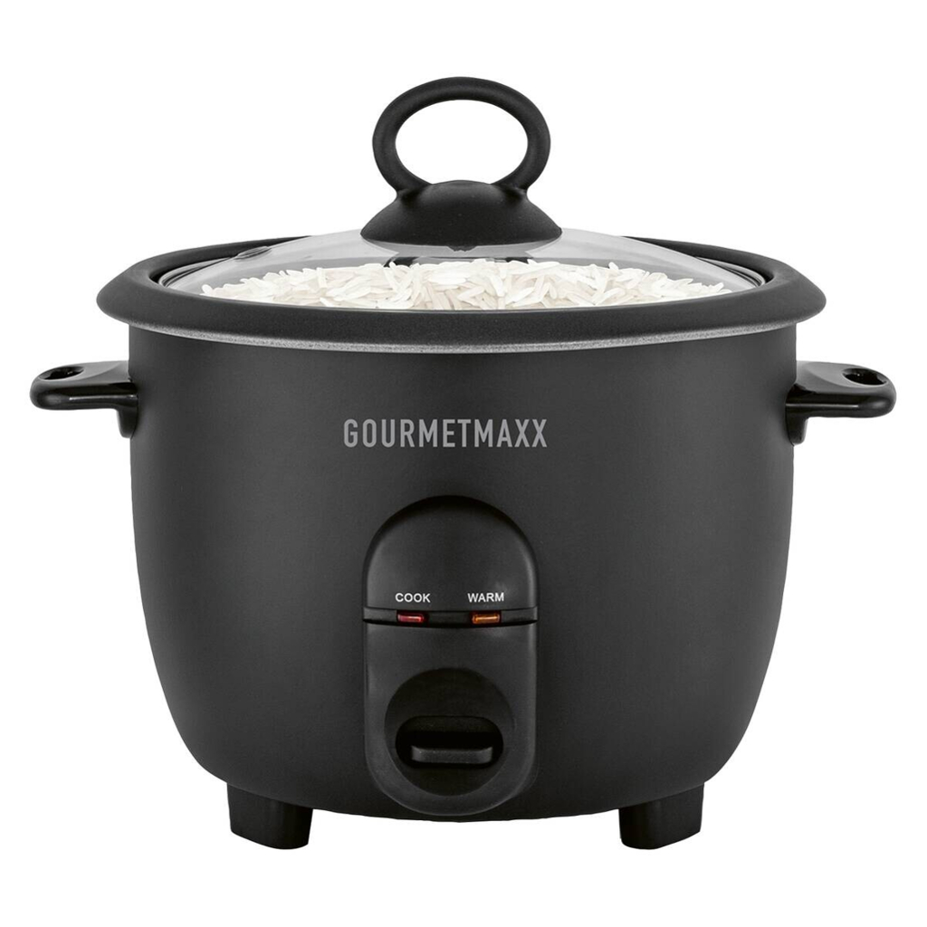 GOURMETmaxx Reiskocher schwarz B/H/L: ca. 23,9x20,4x23,9 cm