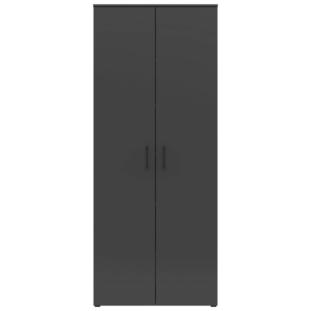 Schrank Multi-Stauraum Typ 37 anthrazit B/H/T: ca. 80x195x40 cm