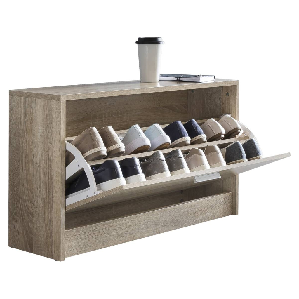 Schuhbank Eiche Sonoma Nachbildung B/H/T: ca. 80x47x24 cm