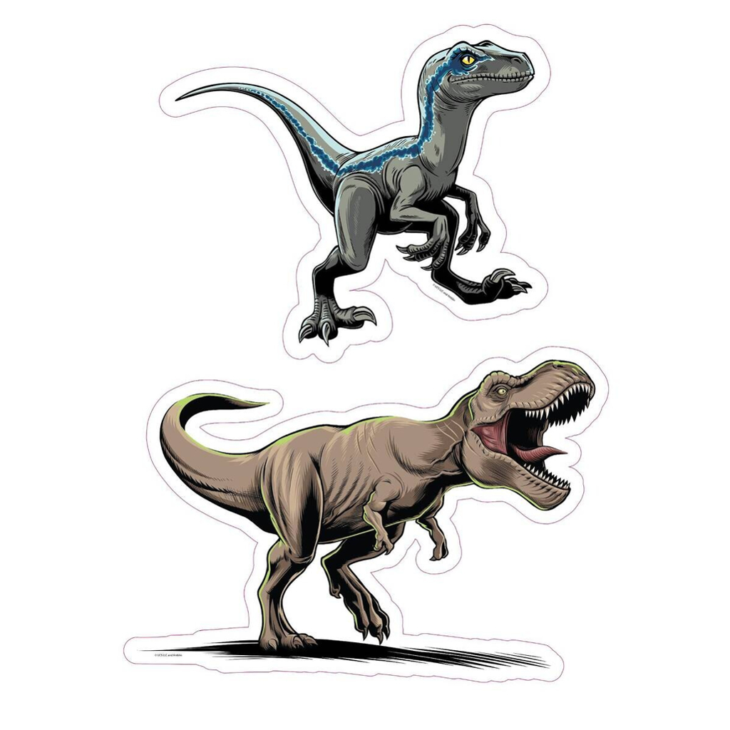 Wandsticker Jurassic B/L: ca. 50x70 cm