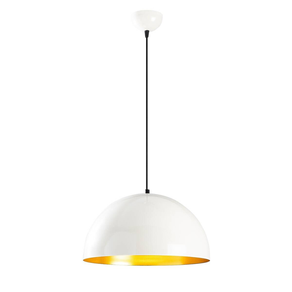 Opviq Pendelleuchte Berceste weiß Metall B/H/T/L/D: ca. 40x116x40x40x40 cm E27 1 Brennstellen