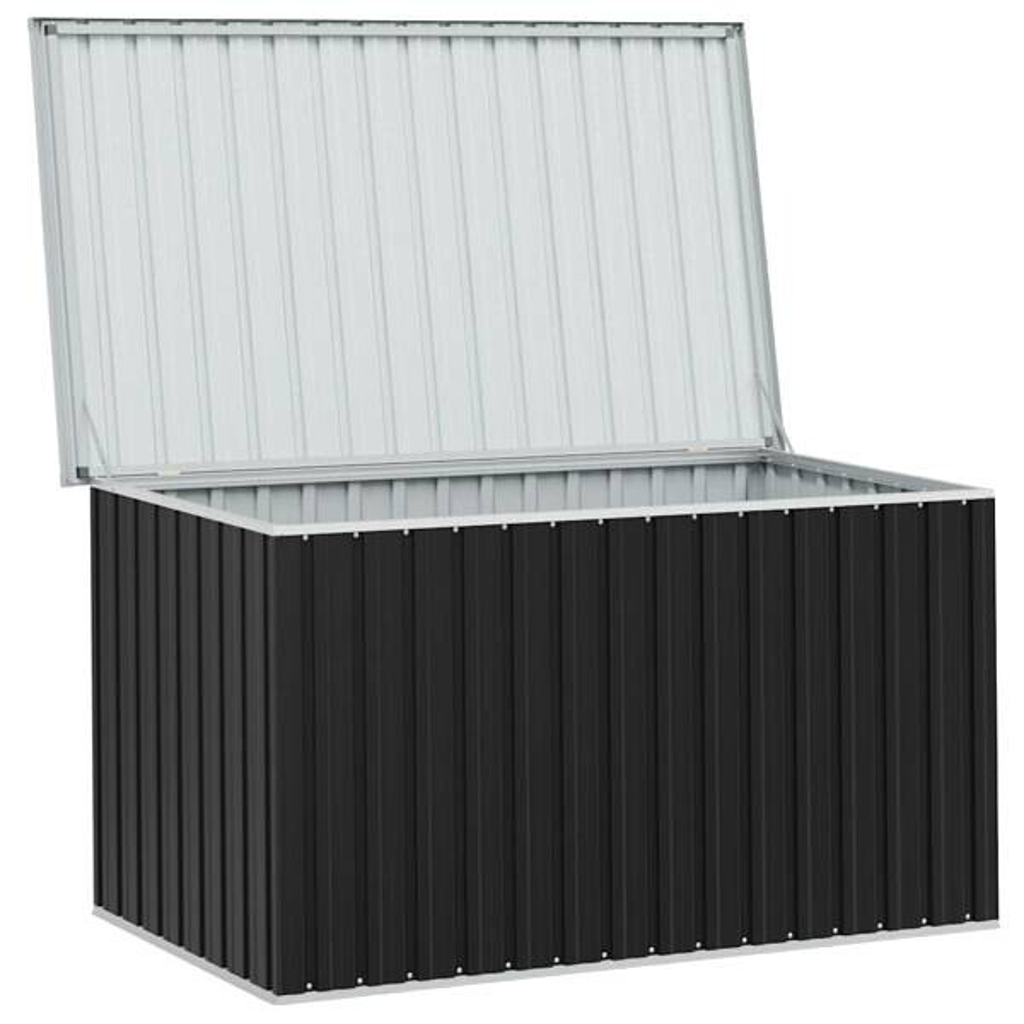 vidaXL Aufbewahrungsbox anthrazit Kunststoff B/H/T/L: ca. 99x93x99x171 cm