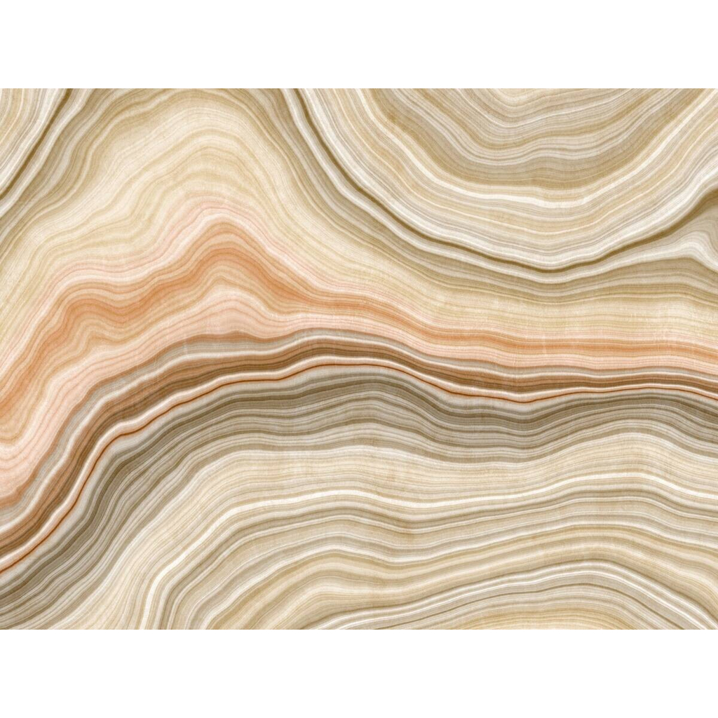 Livingwalls Fototapete Marmoroptik grün orange beige B/L: ca. 280x371 cm