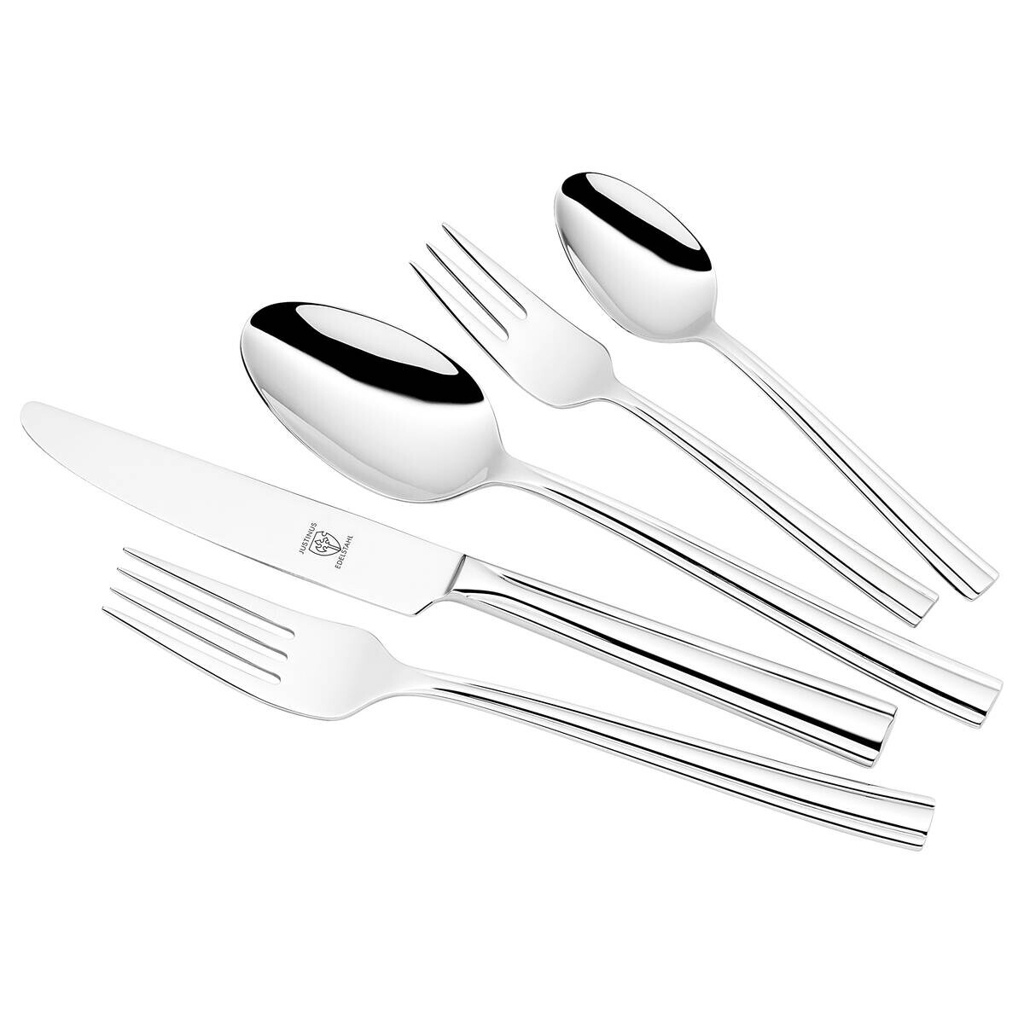 JUSTINUS Besteckset silber Edelstahl 30 tlg.