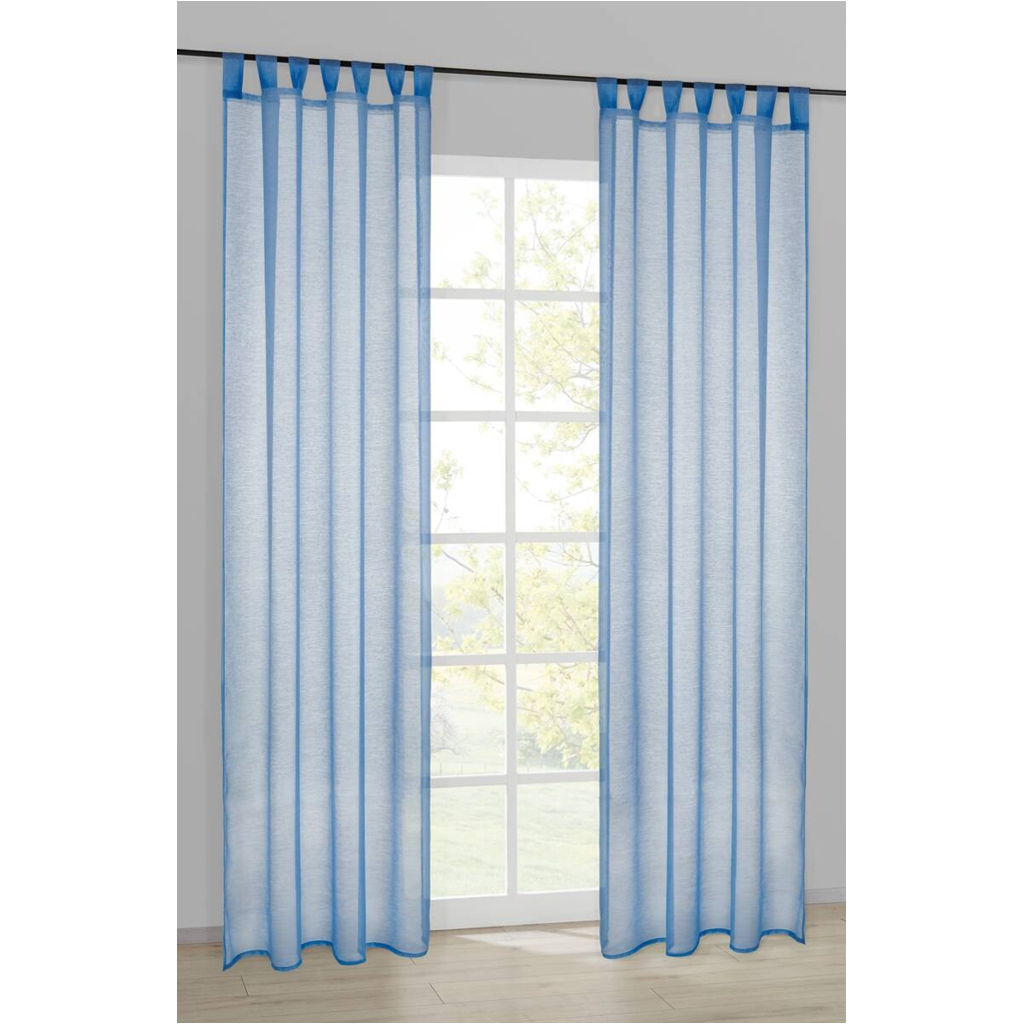 POCOline Kombivorhang Julia blau B/L: ca. 135x235 cm