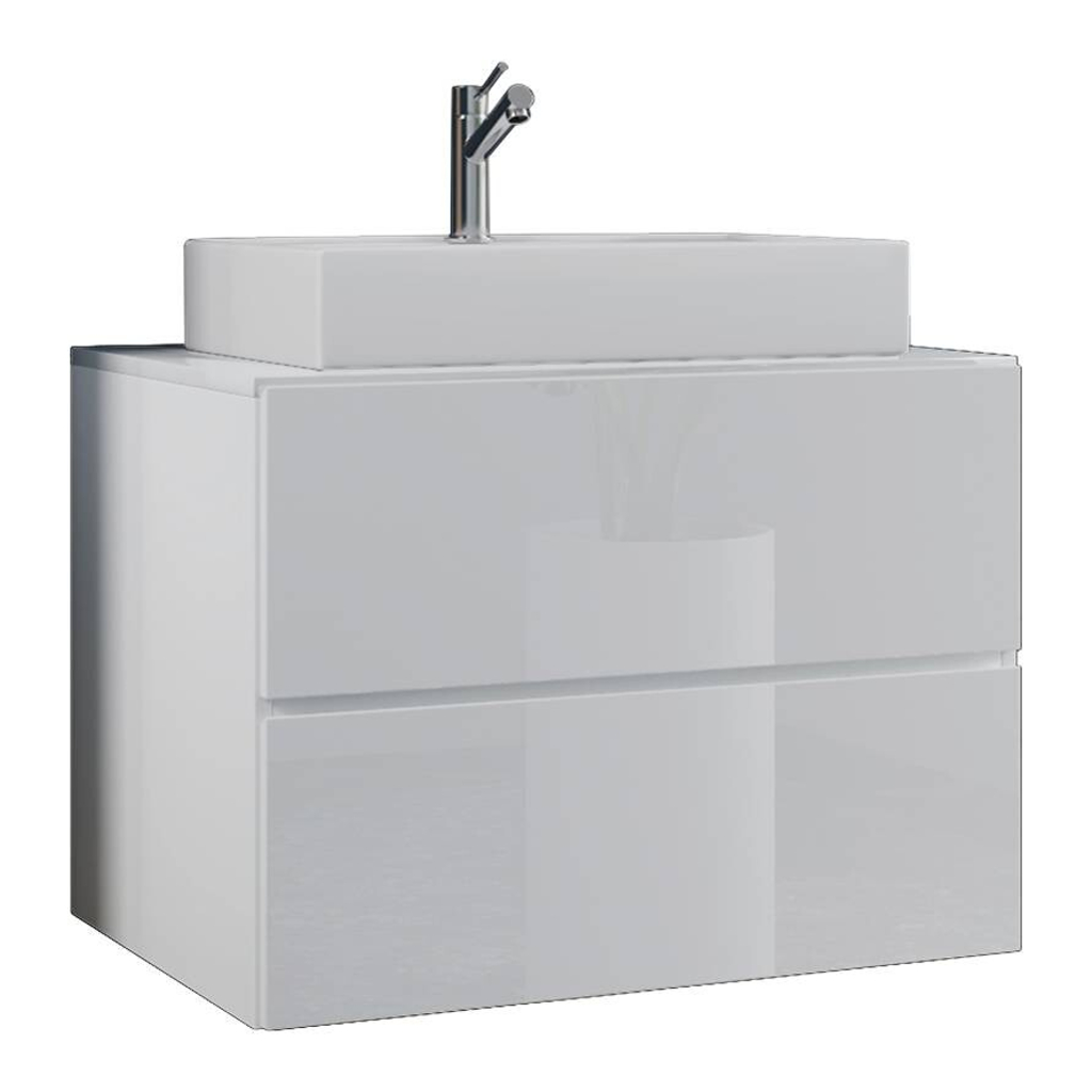 VCM Möbel Badblock 2tlg-Lendas weiß weiß B/H/T: ca. 61x69x51,4 cm 509764000