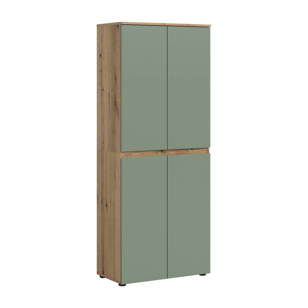Schrank SCARPA Evoke Oak Nachbildung grün B/H/T: ca. 70x175x37 cm