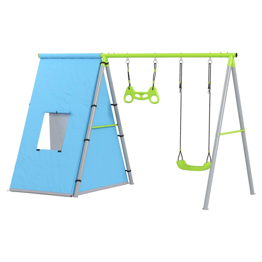 AIYAPLAY Kinderschaukel blau B/H/L: ca. 180x182x283 cm
