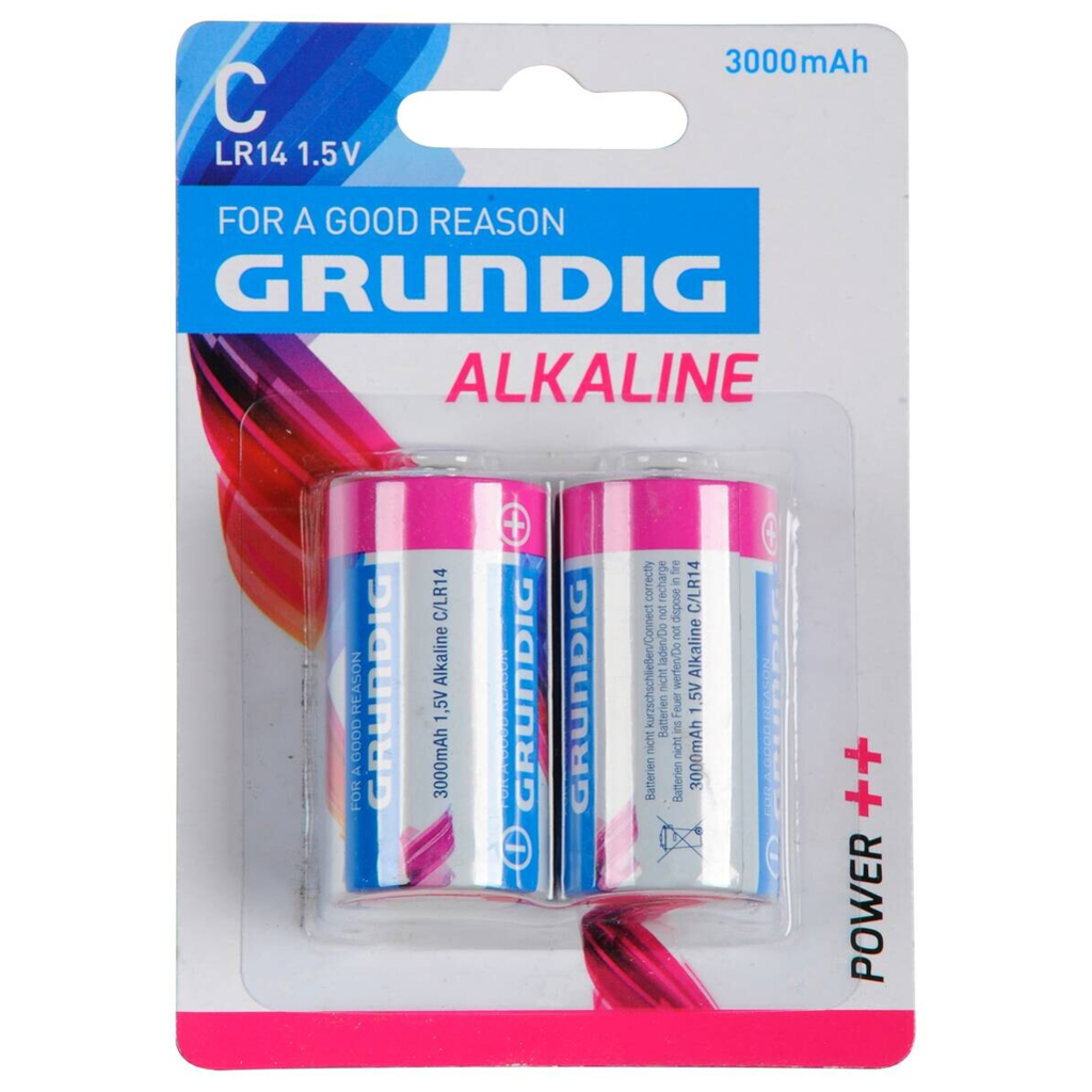 Grundig Batterie C/Baby (LR14) 2er Pack