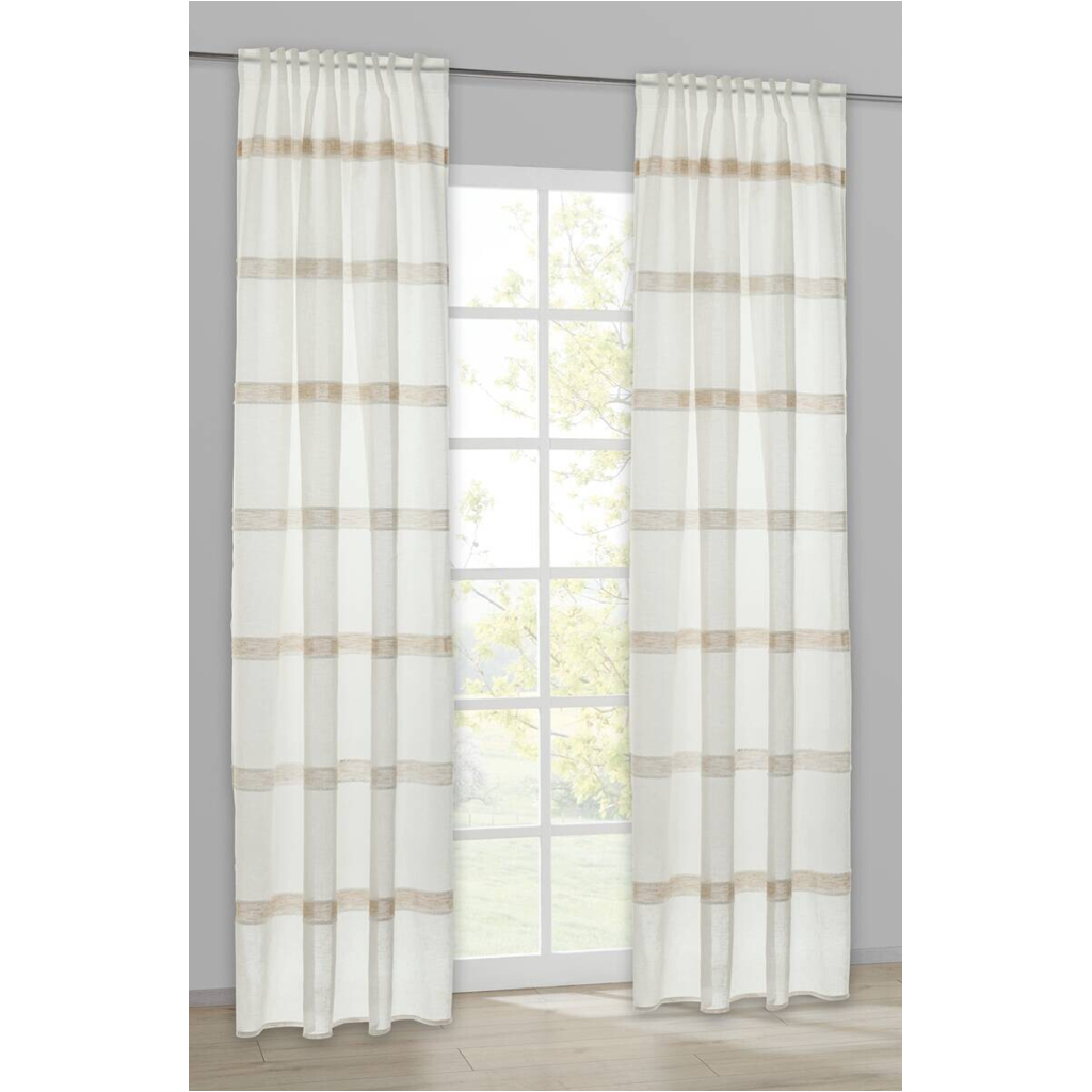 Kombivorhang Elea beige B/L: ca. 140x245 cm