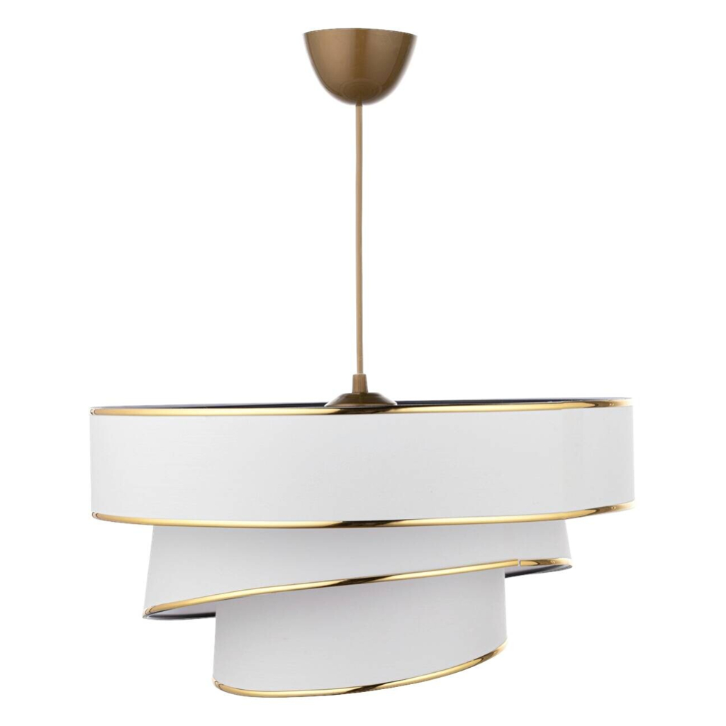 Opviq Pendelleuchte Couper gold B/H/T/L/D: ca. 40x72x40x40x40 cm E27 1 Brennstellen