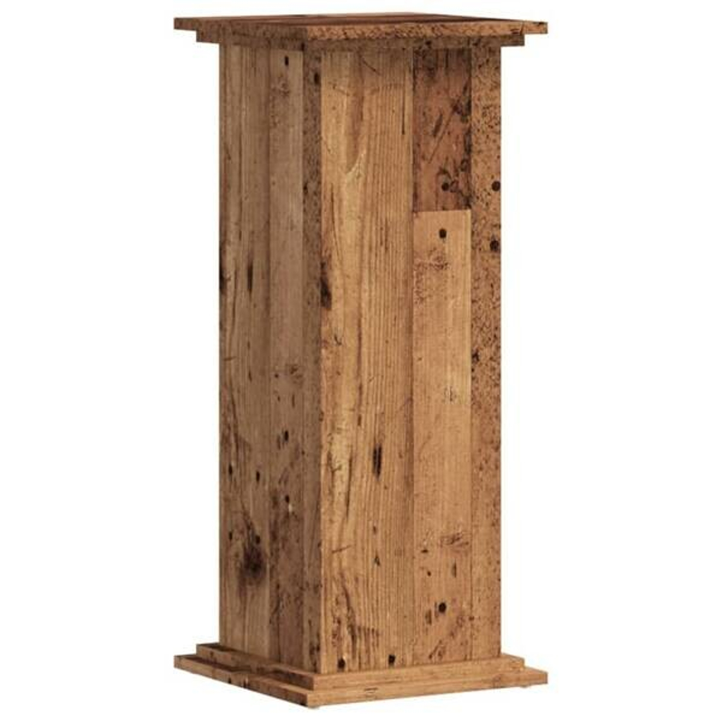 vidaXL Pflanzenständer natur Holz B/H/L: ca. 33x80x33 cm