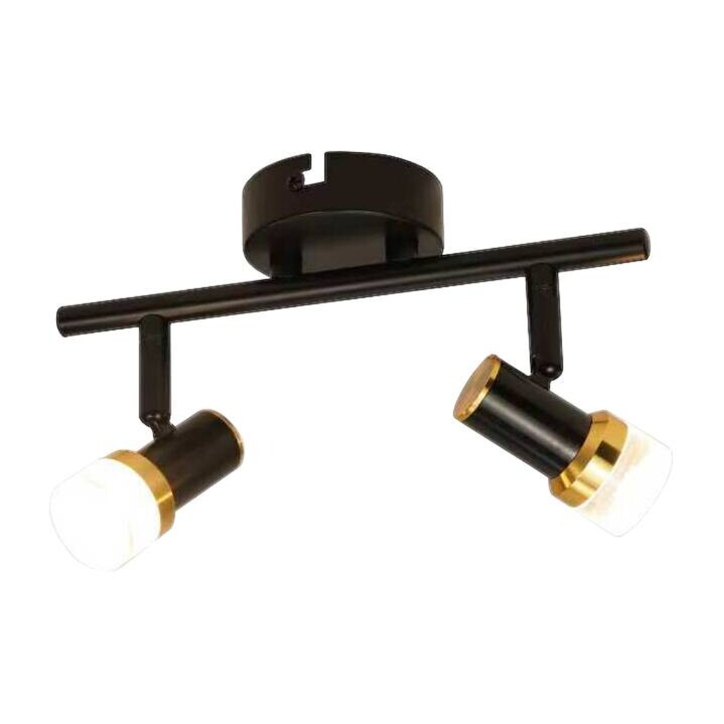 POCOline LED-Spot 2-flg. Giulia schwarz Kupfer B/H/L: ca. 12x8x24 cm 2 Brennstellen
