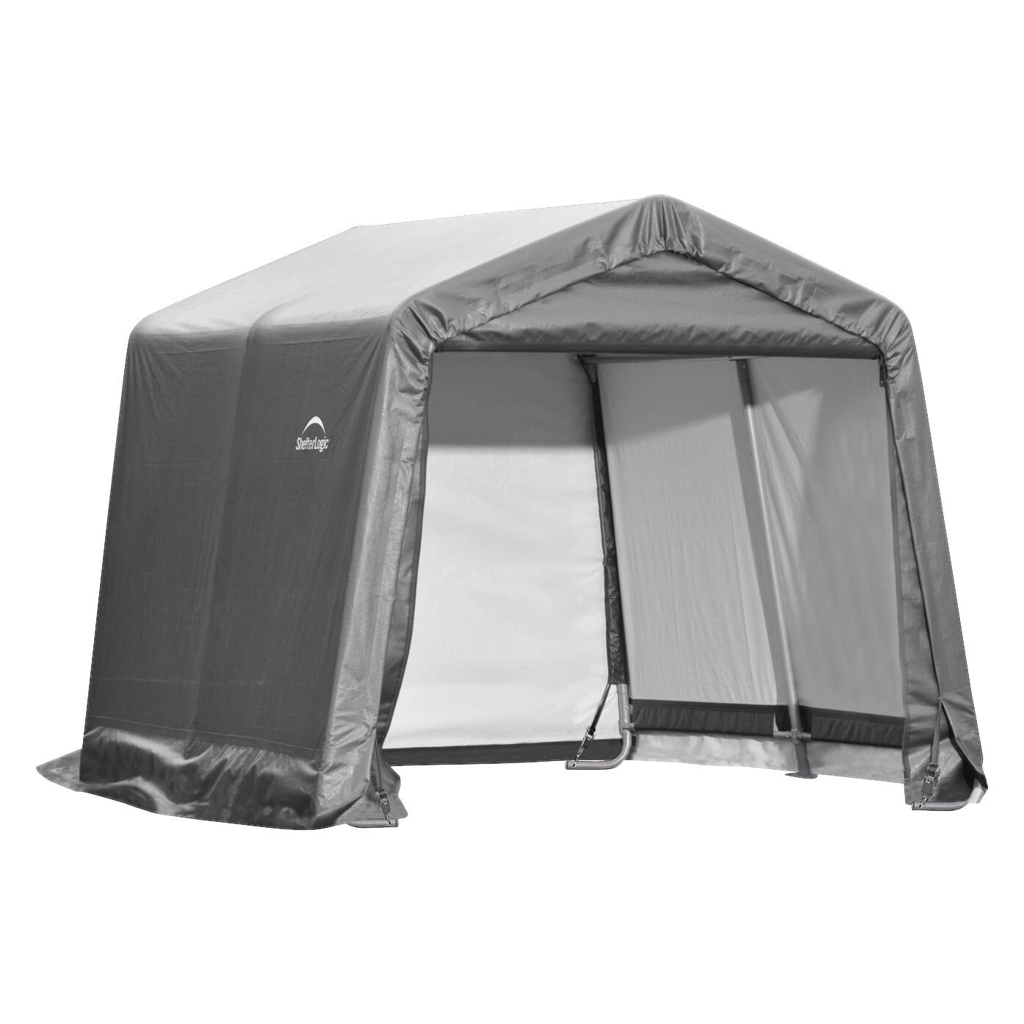 ShelterLogic Gartenhaus Shed-in-a-Box grau B/H/L: ca. 300x240x300 cm