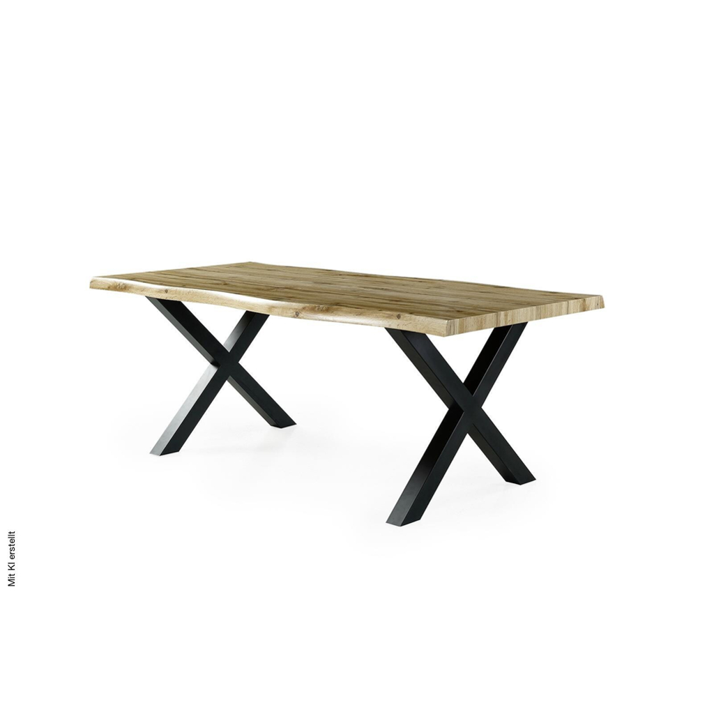 Esstisch Eiche Wild Nachbildung B/H/T: ca. 200x76x100 cm