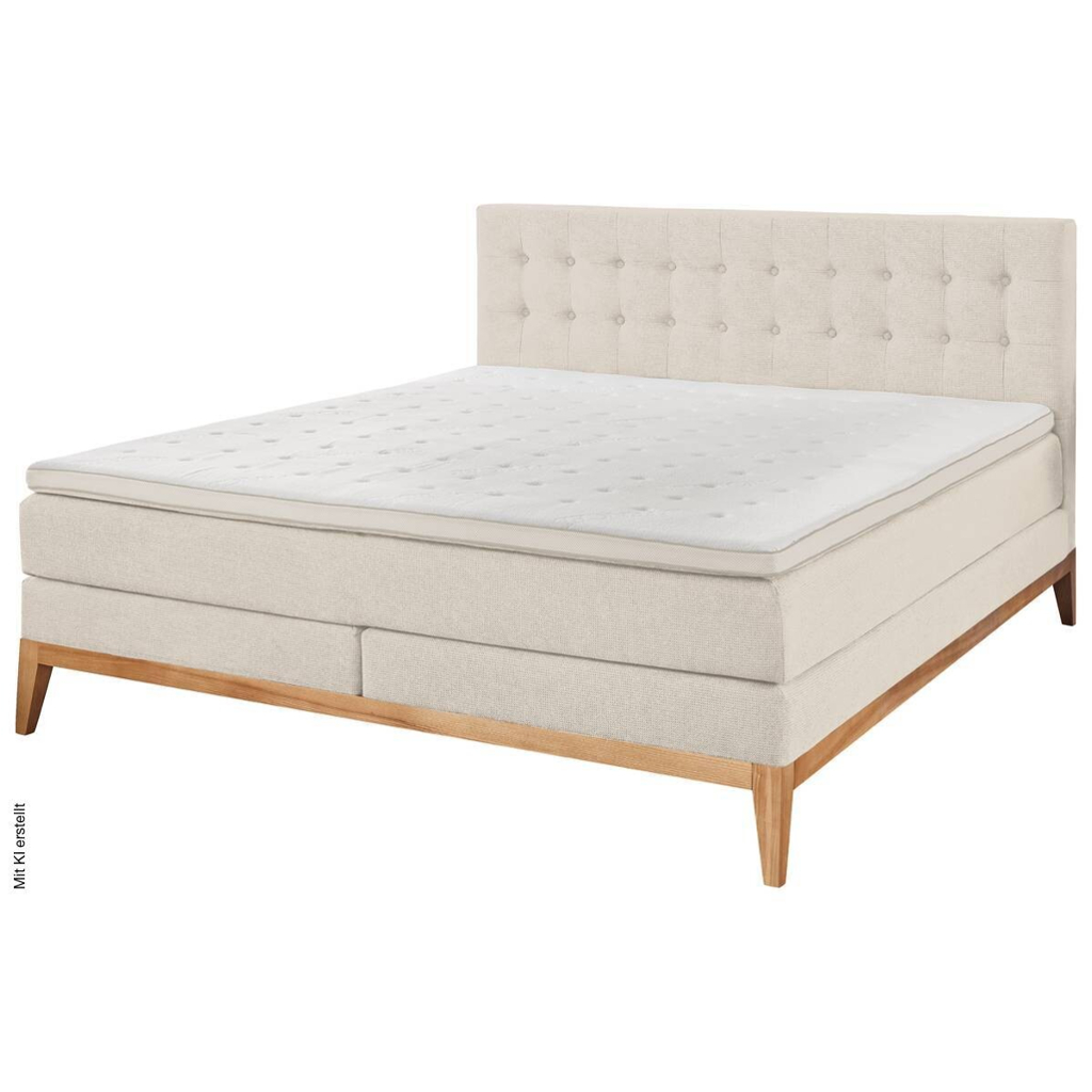 Boxspringbett Westwood natur Liegefläche B/L: ca. 180x200 cm