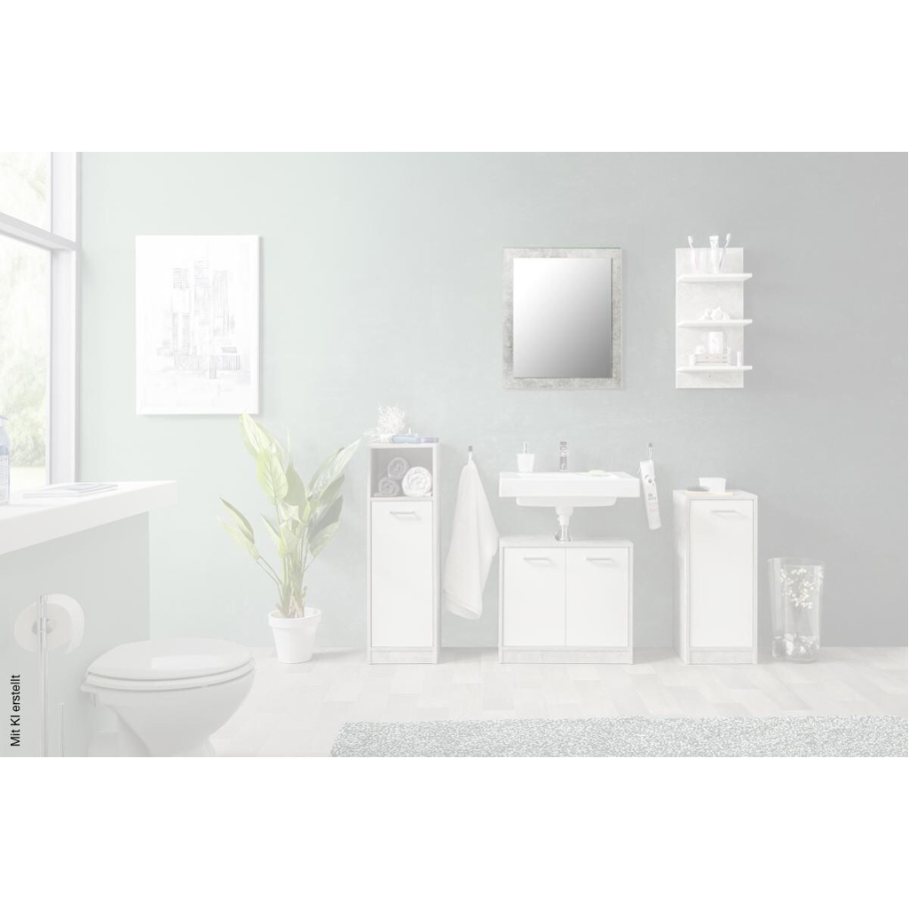 Wandspiegel Madeira Beton Optik B/H: ca. 57x69 cm