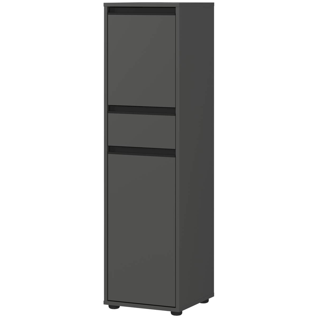 Schrank 2201-547 Graphit Optik B/H/T: ca. 33x121x34 cm