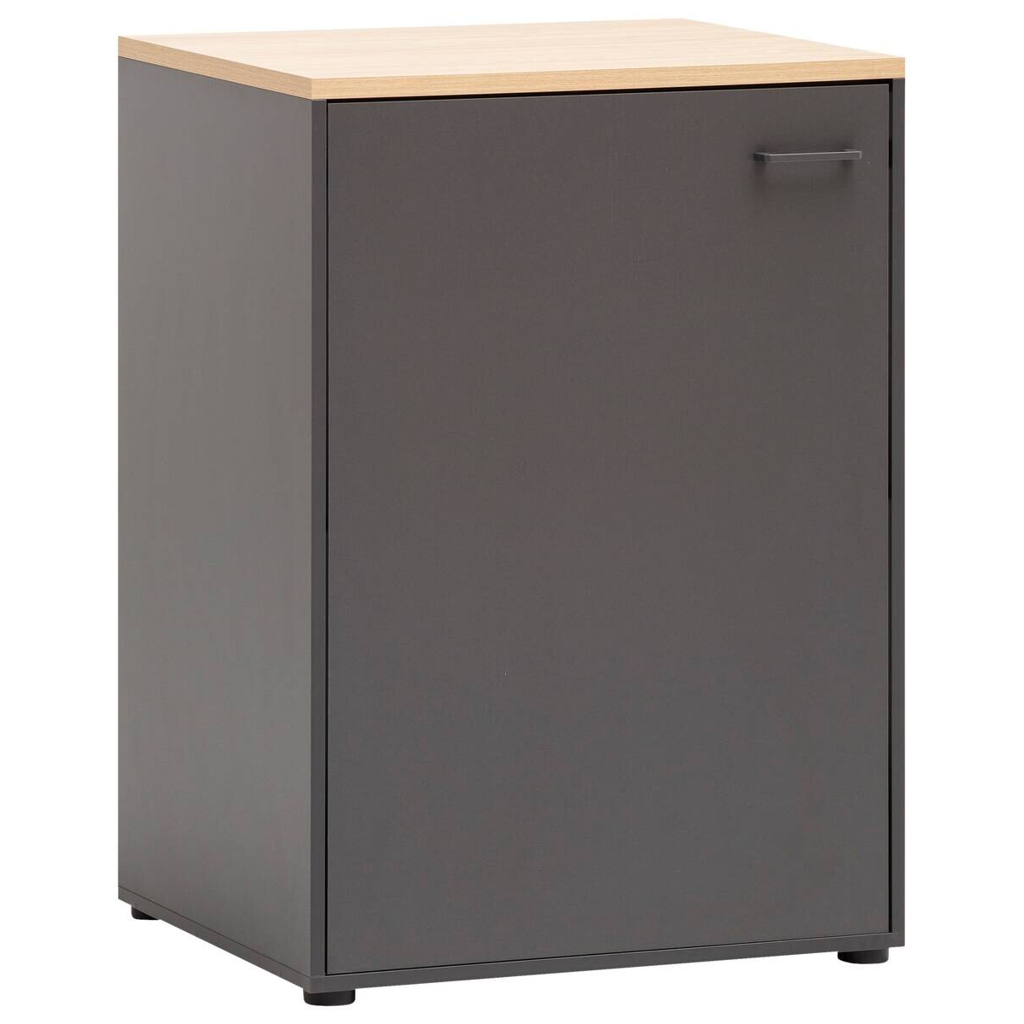 Unterschrank Solea anthrazit Eiche hell Nachbildung B/H/T: ca. 67,1x95,8x60 cm