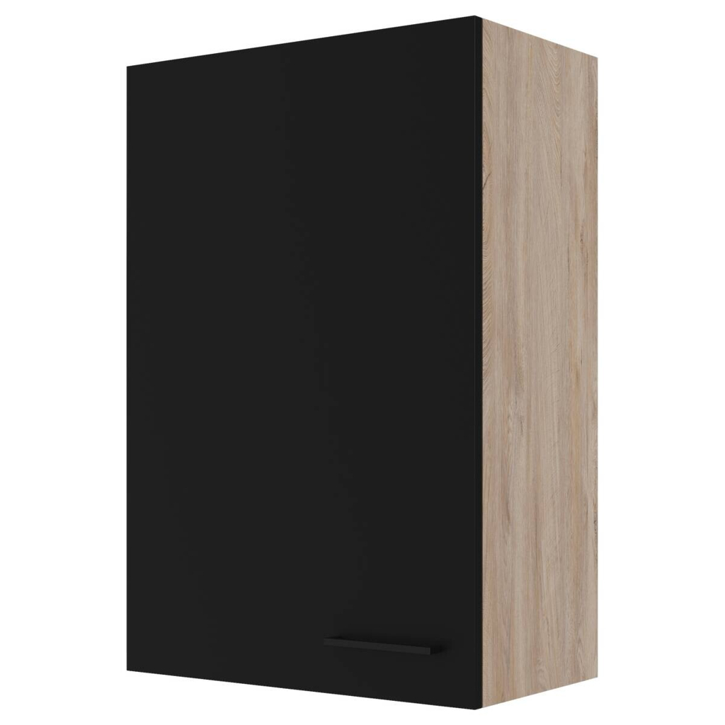 Hängeschrank Capri schwarz matt B/H/T: ca. 60x89x32 cm