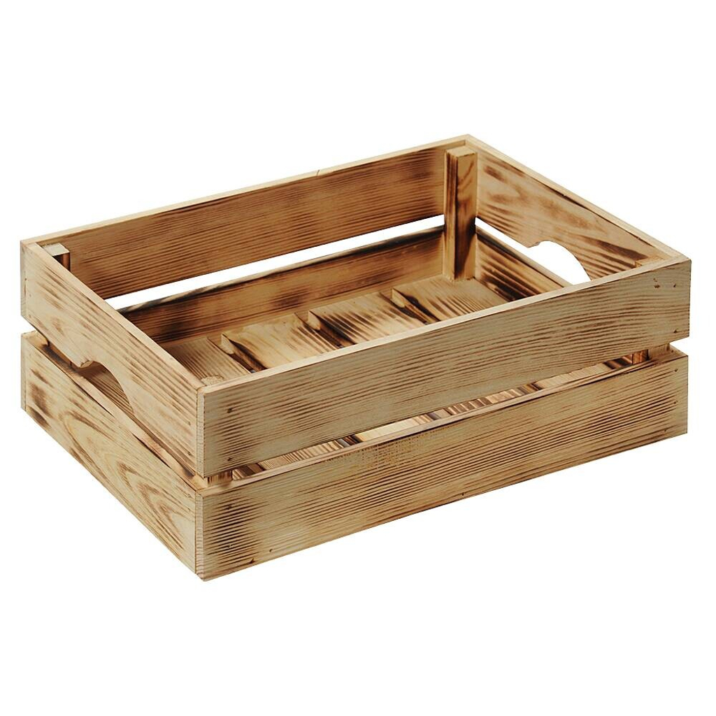 Holzkiste braun Kiefer B/H/L: ca. 30x15x40 cm
