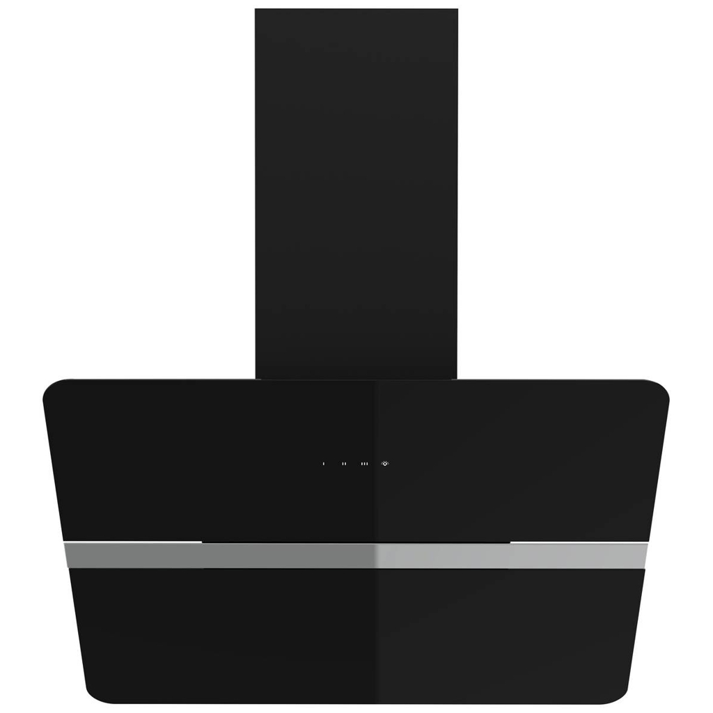 INTERPLAN Dunstabzugshaube 18290 Passat II Black 90 schwarz B/H/T: ca. 90x40x33 cm