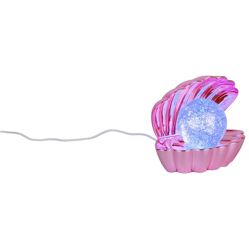 Reality LED-Tischlleuchte Shelly pink Kunststoff