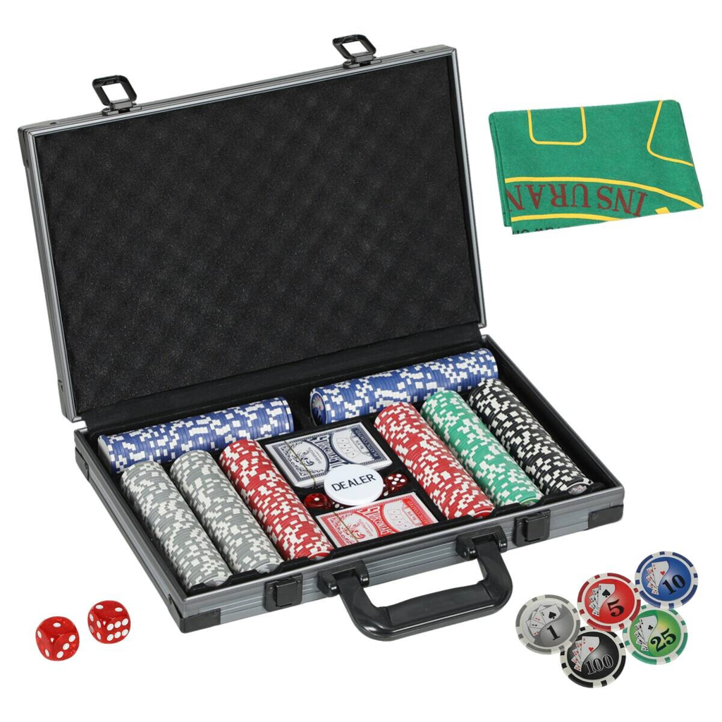 SPORTNOW Pokerset B/H/L: ca. 28x8x39,5 cm