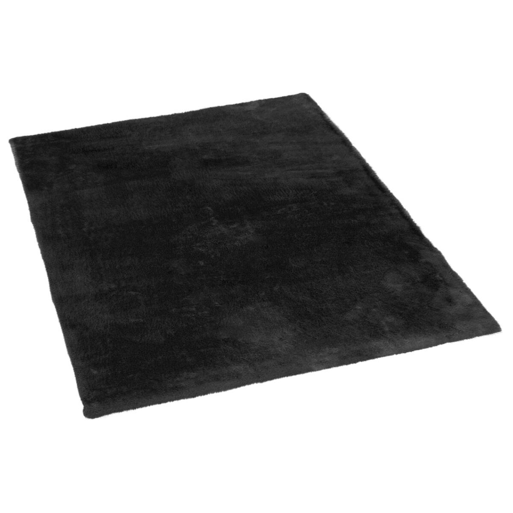 Fellimitat Moyo stahlgrau B/L: ca. 120x160 cm