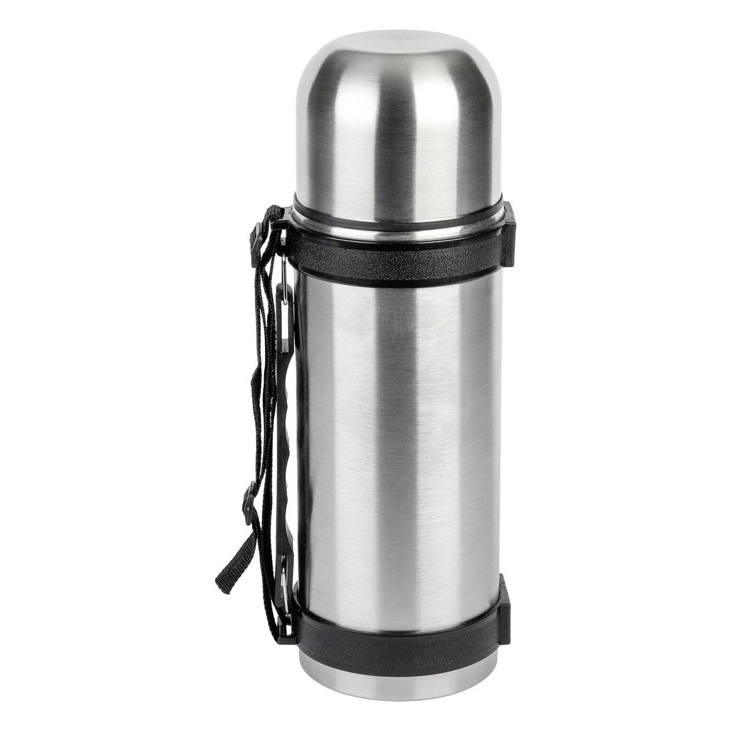 Axentia Isolierflasche silber Edelstahl B/H/L: ca. 9,4x30x9,4 cm